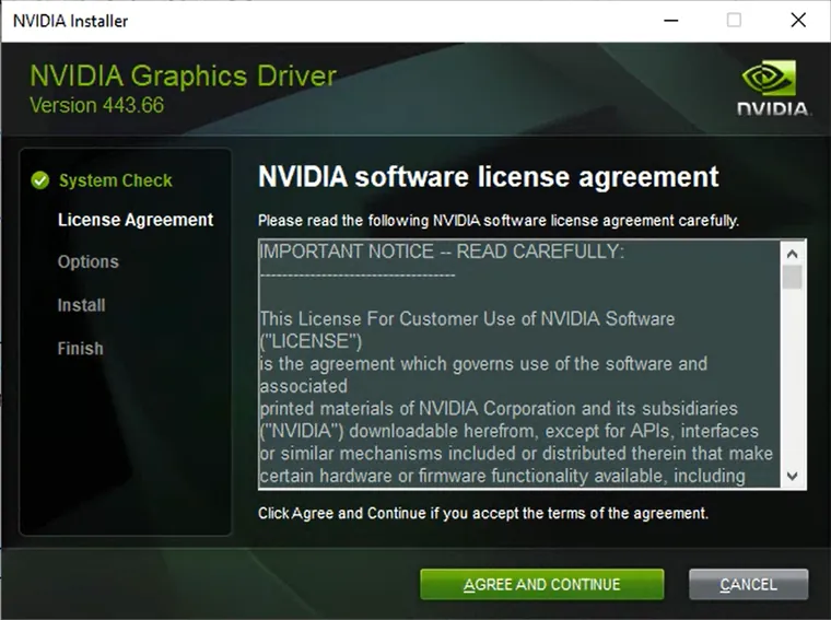 NVIDIA Software License Agreement