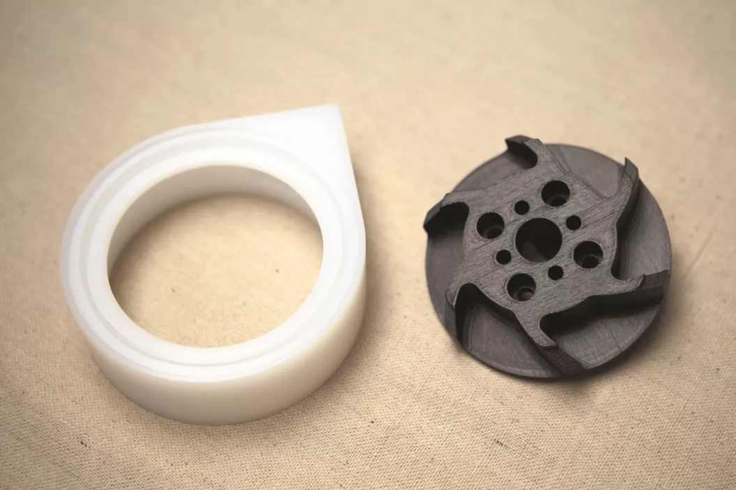 Nylon 3D Printing Material Impeller with Mate Prototype