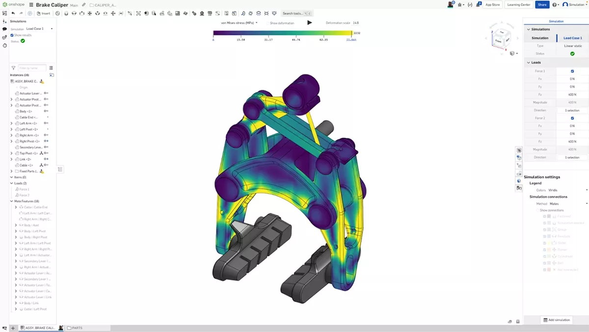 Simulation Model in Onshape