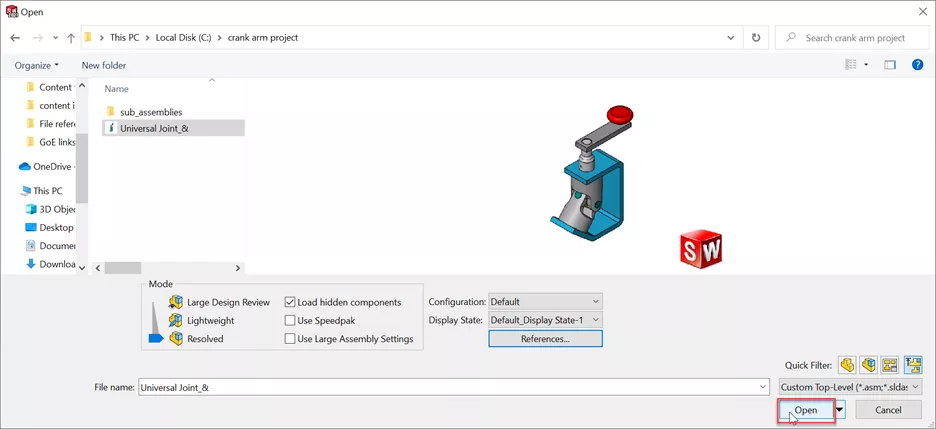 Repairing References in SOLIDWORKS Assemblies