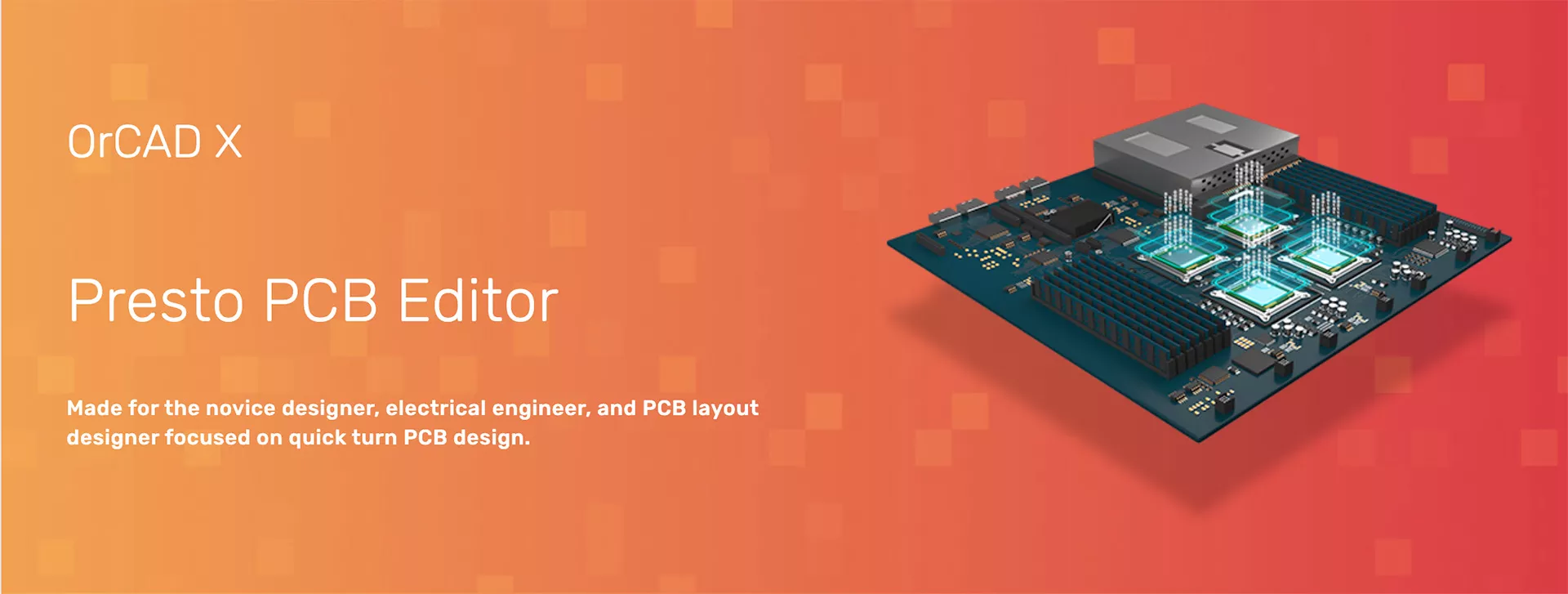 Presto PCB Editor: Made for the novice designer, electrical engineer, and PCB layout designer focused on quick turn PCB design.