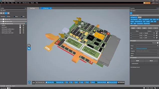Cadence OrCAD X improves design visualization with a new high-performance 3D engine.