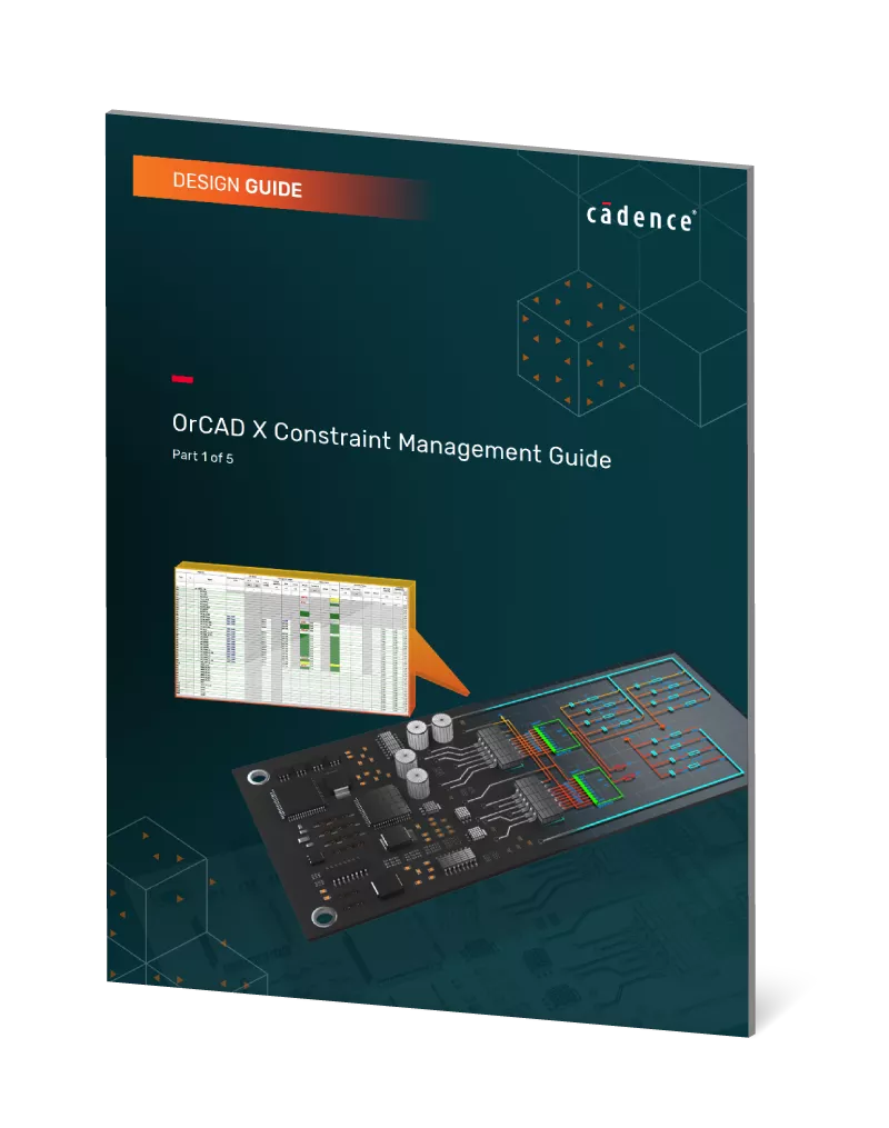 OrCAD X Constraint Management Guide cover