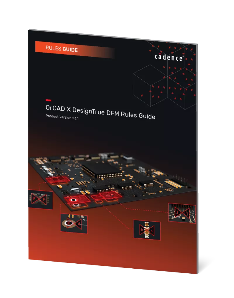 OrCAD X DesignTrue DFM Rules Guide cover