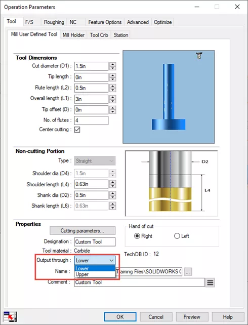 New Output Options in SOLIDWORKS CAM 2024