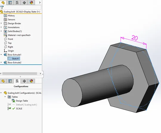 Parts Scaling in SOLIDWORKS Two Different Wayhs