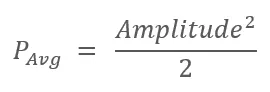 Power Average Amplitude Equation