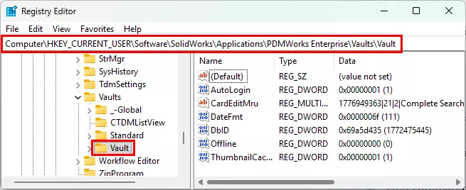 Private Keys and Keys from Other Users in SOLIDWORKS PDM