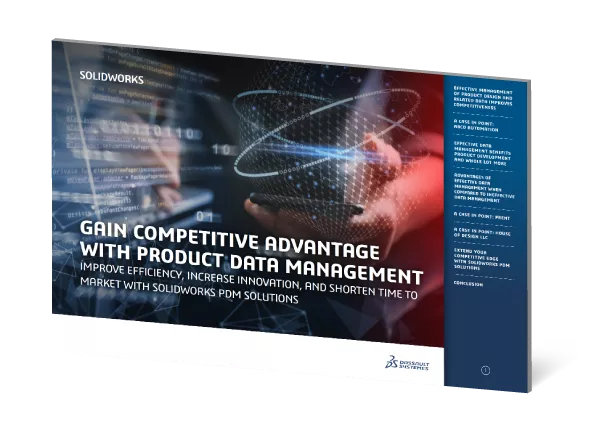 "Gain Competitive Advantage with Product Data Management" SOLIDWORKS PDM Whitepaper Cover
