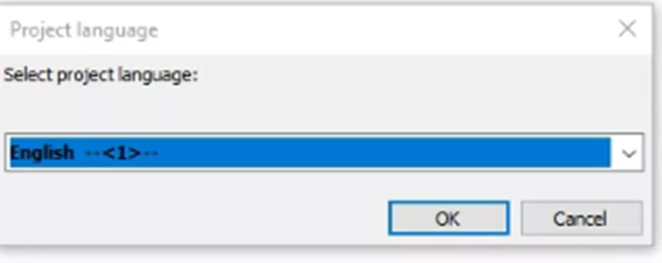 Select a Project Language in SOLIDWORKS Electrical 