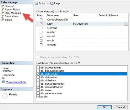 querying solidworks pdm database read-only sql user
