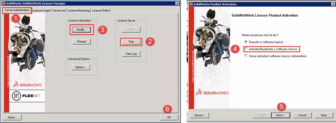 How to Reactivate a Network SOLIDWORKS Visualize License