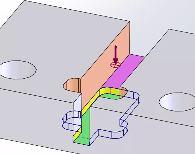 CAMWorks Recognize Feature by Depths Option Turned Off