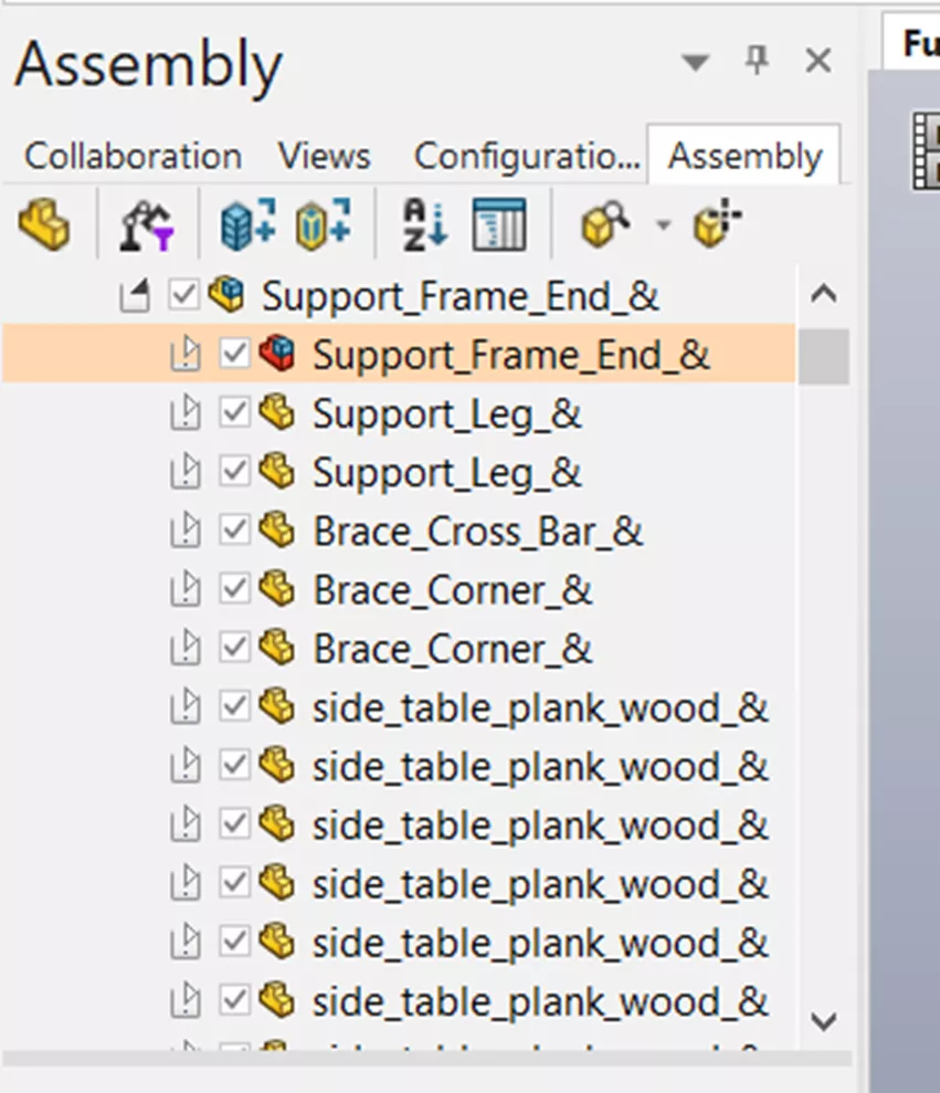 SOLIDWORKS Composer Red Assembly Icon