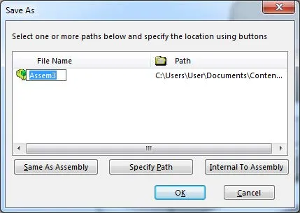 Rename SOLIDWORKS Subassemblies