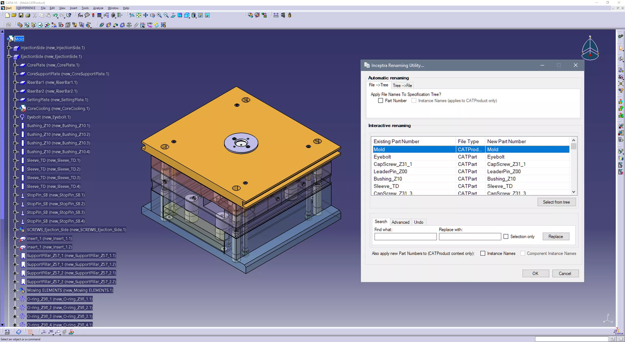 Get Pricing on the CATIA V5 Accelerator Series Renaming Utility from GoEngineer.