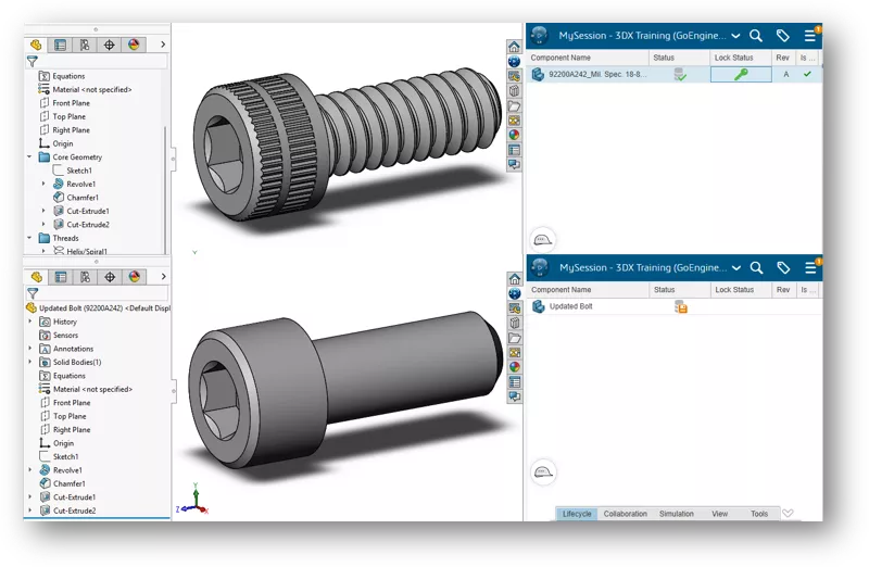 Replace Content in 3DEXPERIENCE SOLIDWORKS