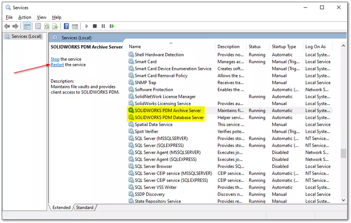 How to Restore SOLIDWORKS PDM from Backups