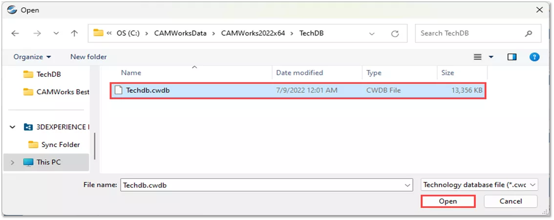 Restore and Backup SOLIDWORKS CAM and CAMWorks TechDB