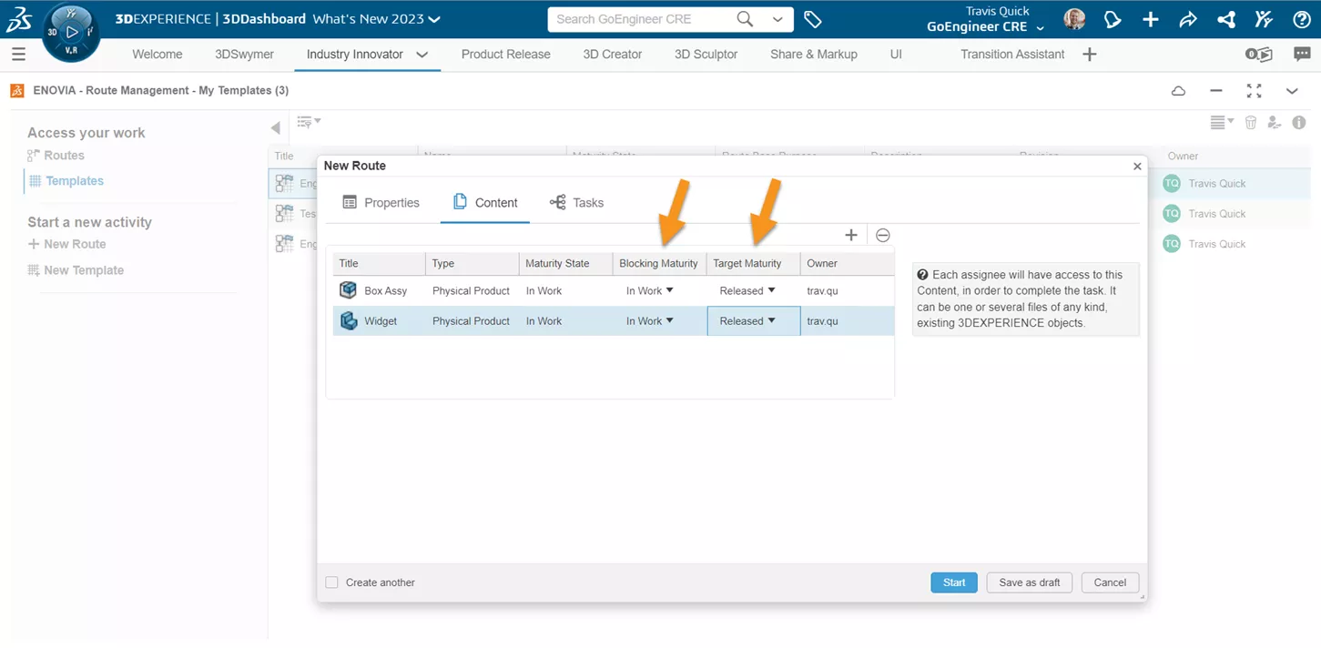 Route Management Updates in 3DEXPERIENCE 2023x FD03