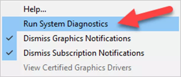 Run System Diagnostics SOLIDWORKS Resource Monitor Messages