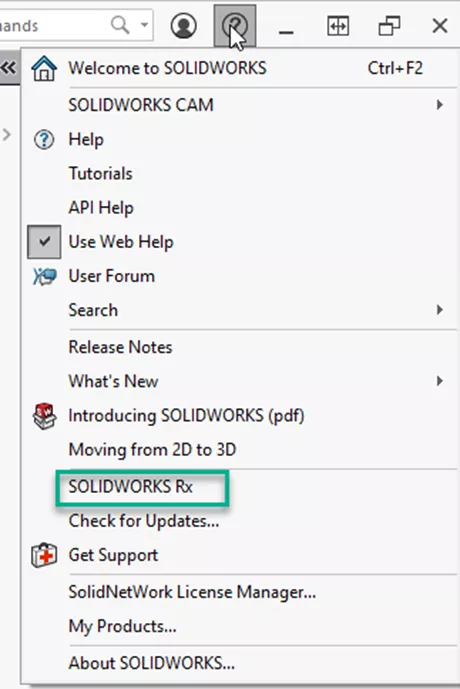 Rx Problem Capture for 3DEXPERIENCE SOLIDWORKS