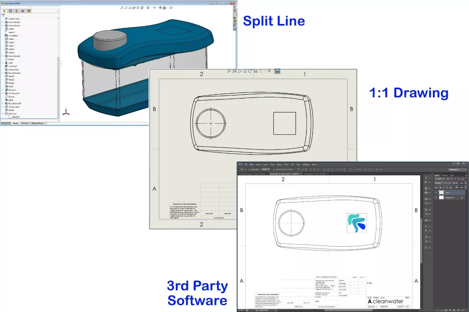 Scale and Position Details in SOLIDWORKS