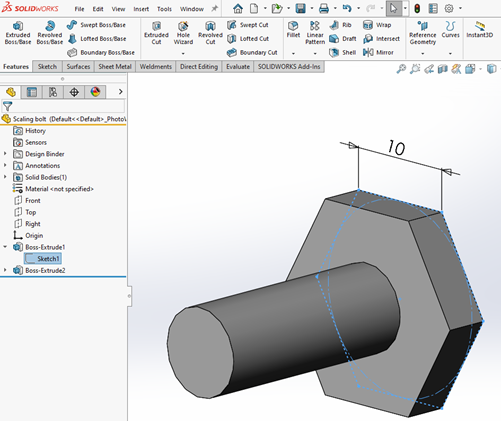 Macro to scale drawing views based on the geometry size using SOLIDWORKS API