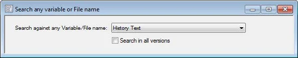Search Any Variable or File Name EPDM