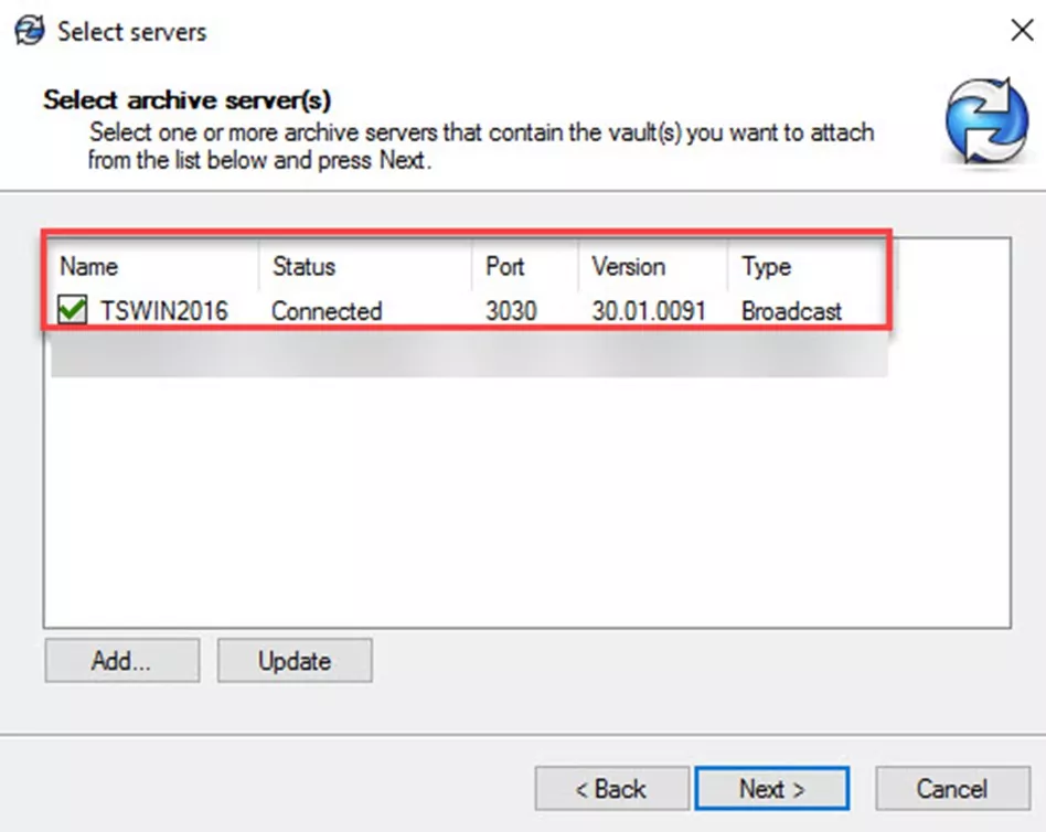 Manually Select SOLIDWORKS PDM Archive Server