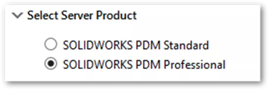 SOLIDWORKS PDM Select Server Product