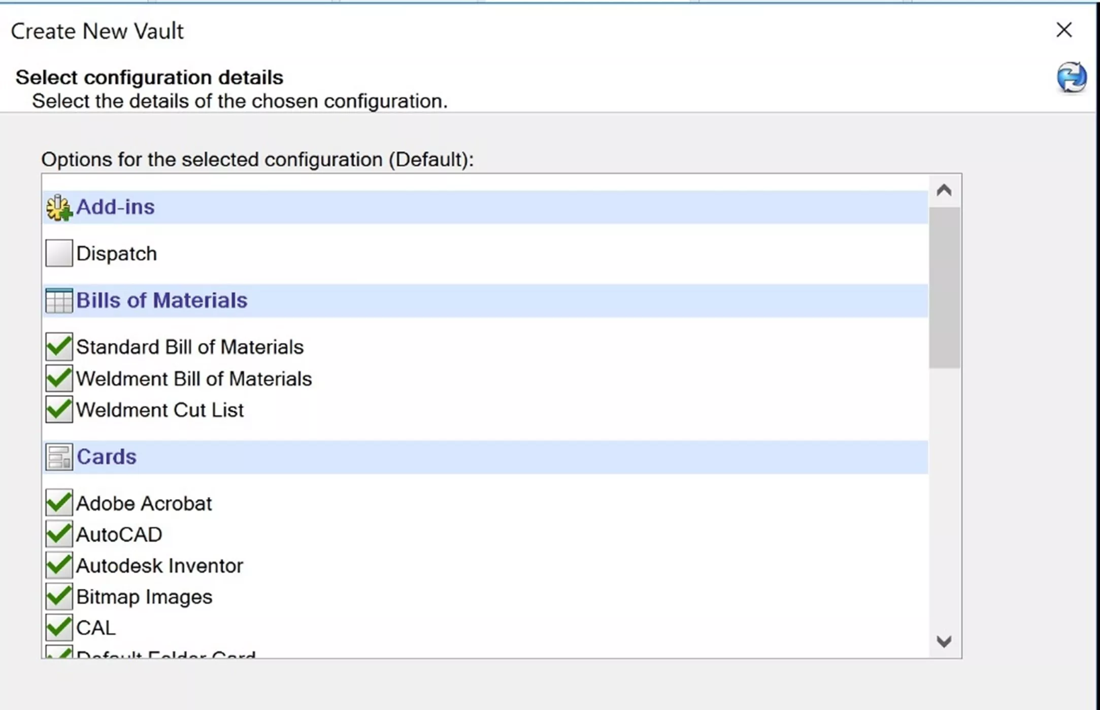 Set New Vault Configuration Details in SOLIDWORKS PDM 