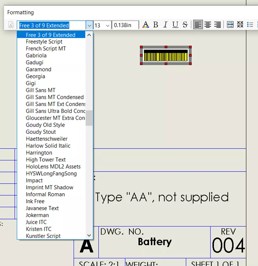 How to Set up Barcodes in SOLIDWORKS PDM Data Cards