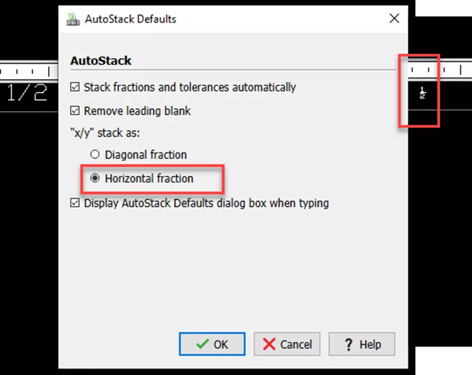 How to Set DraftSight AutoStack when Disabled