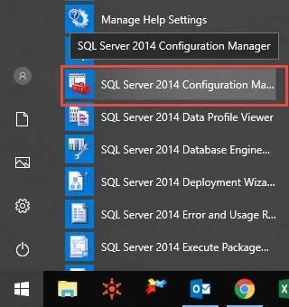 SQL Server 2014 ConfigurationManager
