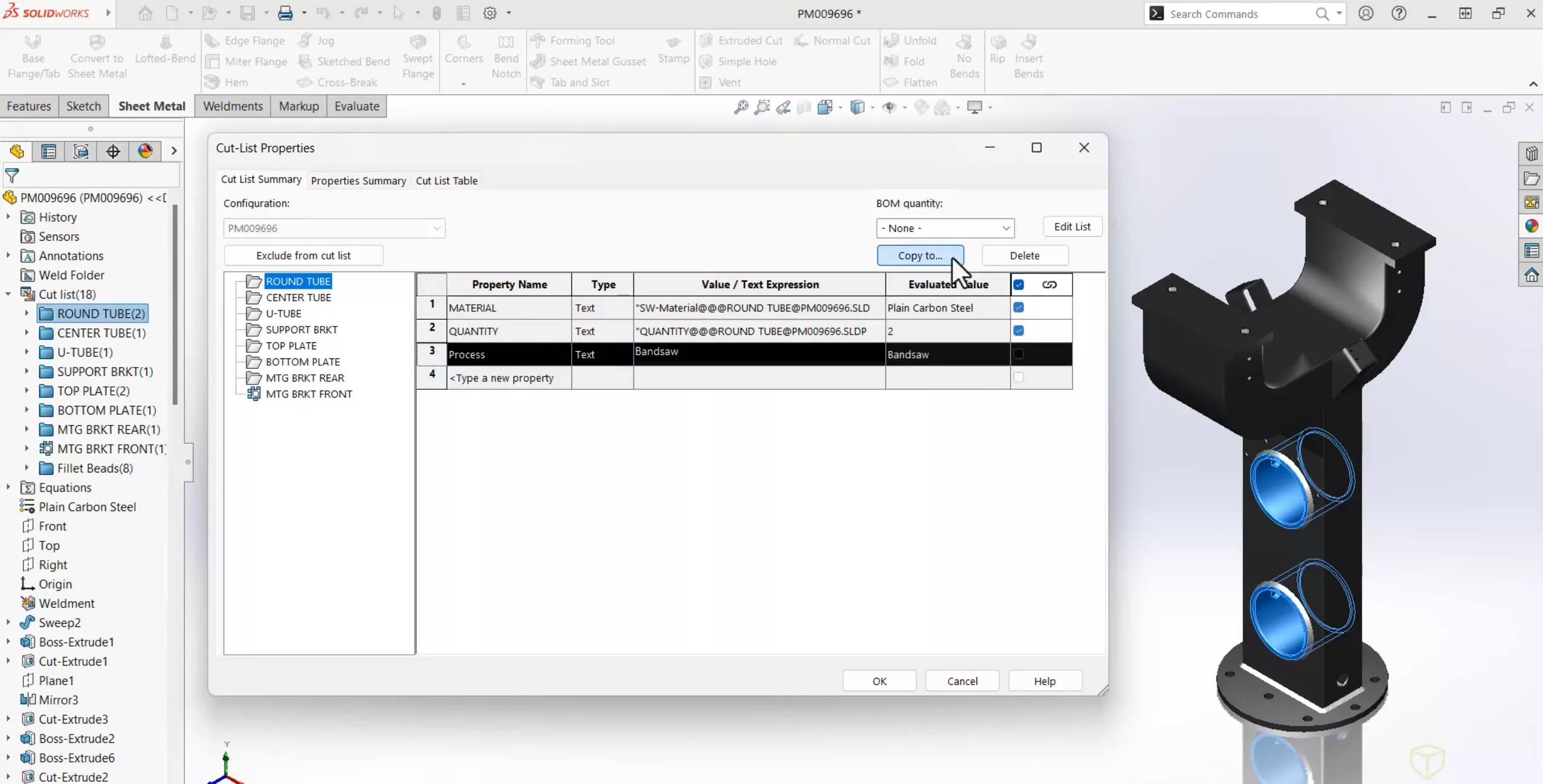 Sheet Metal Updates in SOLIDWORKS 2025