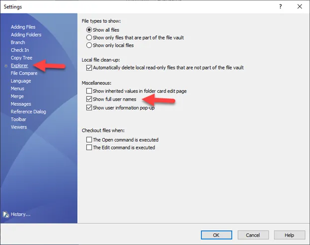 Show Full User Names Option in SOLIDWORKS PDM 