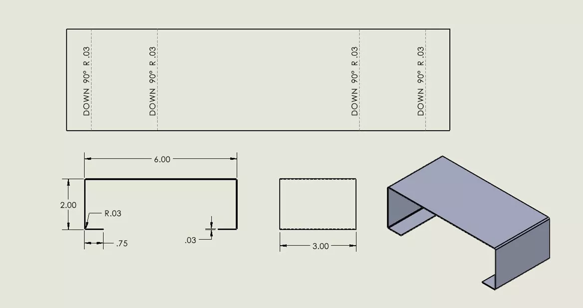 Show Sheet Meal Bend Lines in SOLIDWORKS Drawings