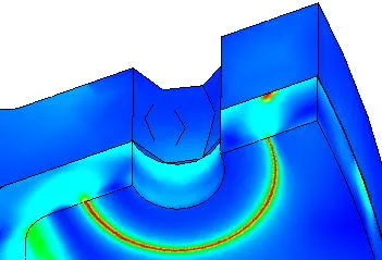 Singularity Due to Connector SOLIDWORKS Simulation