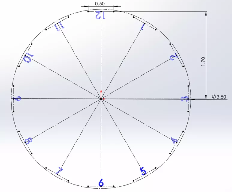 Sketch Text Around a Circle in SOLIDWORKS 