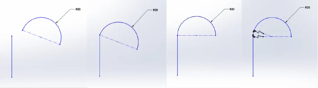 Sketches to Surfaces in SOLIDWORKS