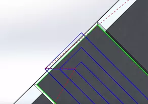 Slot Feature CAMWorks Air Segment Offset