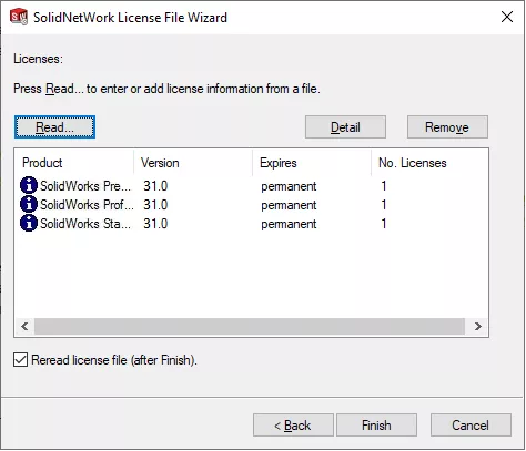  SolidNetWork License File Wizard