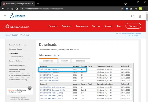 Installing the SolidNetWork License Manager 2021