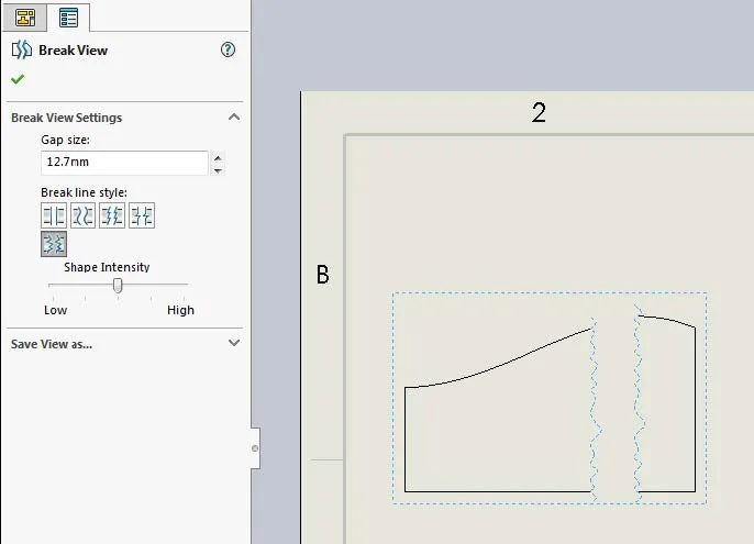 SOLIDWORKS 2017 Jagged Edges