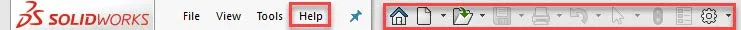 SOLIDWORKS 2019 Toolbar