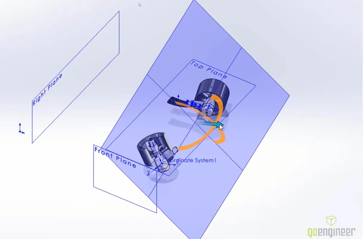 SOLIDWORKS 2022 Hidden Reference Geometry Shortcut