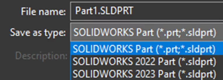 Saving SOLIDWORKS Parts as Previous Versions Now Available in SOLIDWORKS 2024