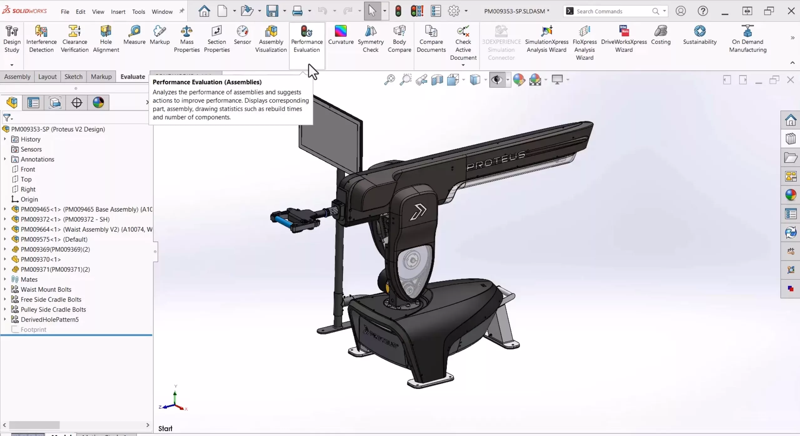 SOLIDWORKS 2025 Performance Evaluation Tool 