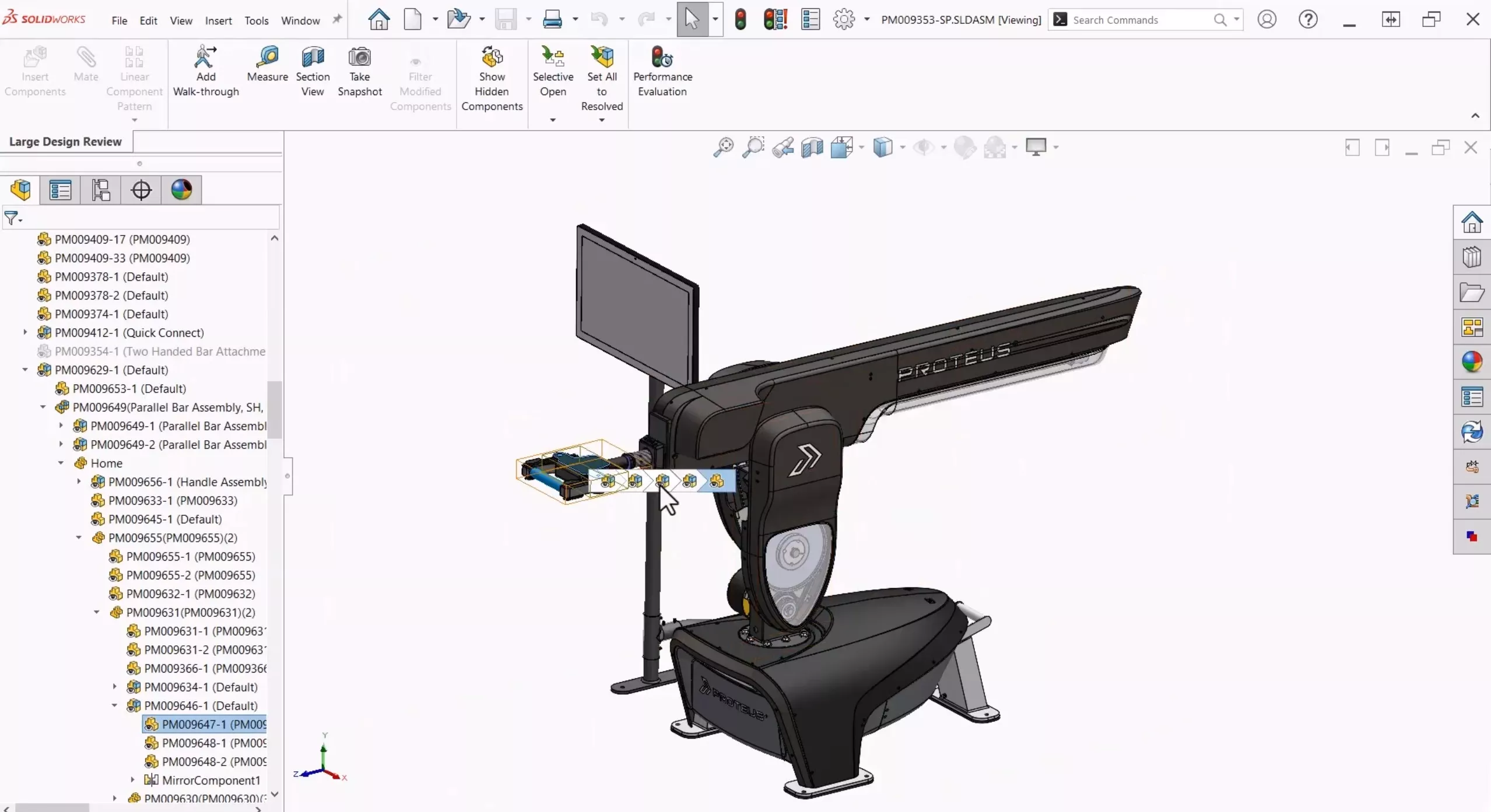 SOLIDWORKS 2025 Large Design Review Enhancements